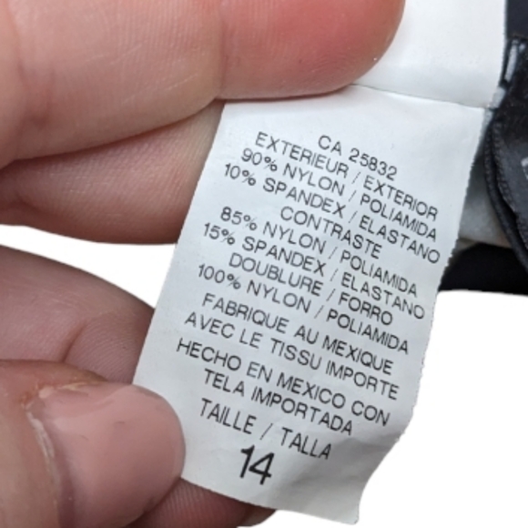 La Blanca Black & White Polka Dot One-Piece Swimsuit Size 14 🌊✨ - Picture 14 of 16